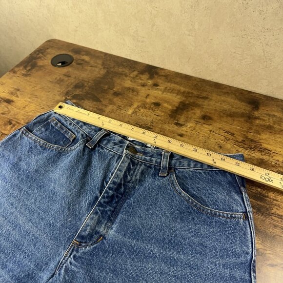 Vintage ICEBERG Jeans Mens Size 30X29 Blue Straight Leg Embroidered - Picture 13 of 15